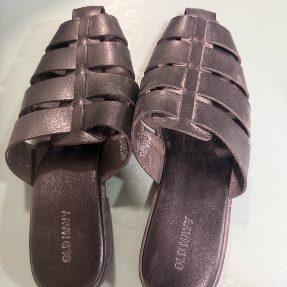 Old Navy Women's Black Mules